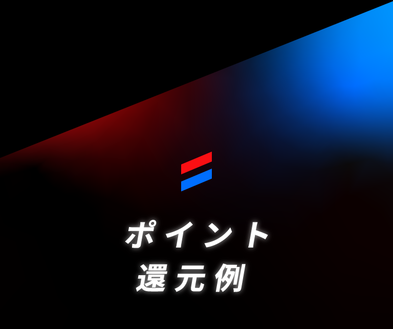 ポイント還元例