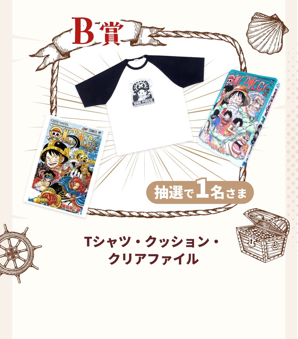 B賞Tシャツ・クッション・クリアファイル