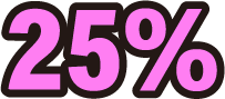 25%