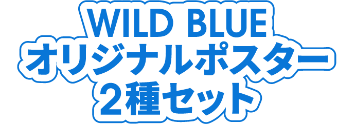 WILD BLUEオリジナルポスター2種セット
