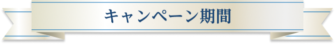キャンペーン期間