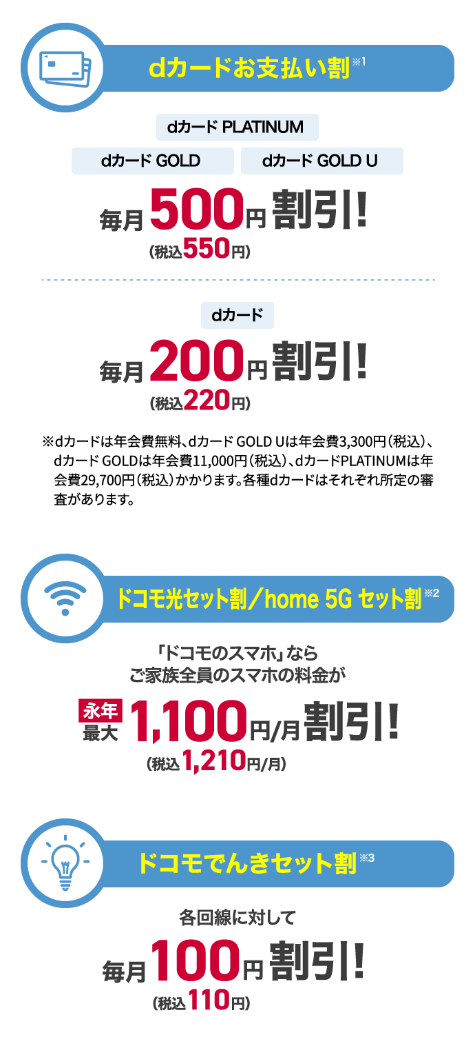 コロモコ　リピート割引 ドコモmini - ケータイ料金を抑えたい方向けシンプルプラン