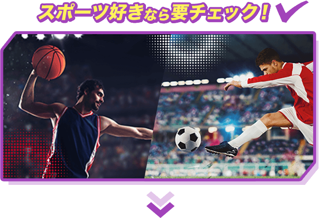 スポーツ好きなら要チェック！