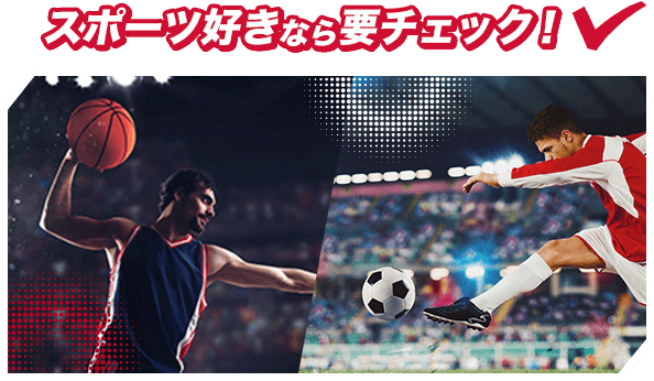 スポーツ好きなら要チェック！