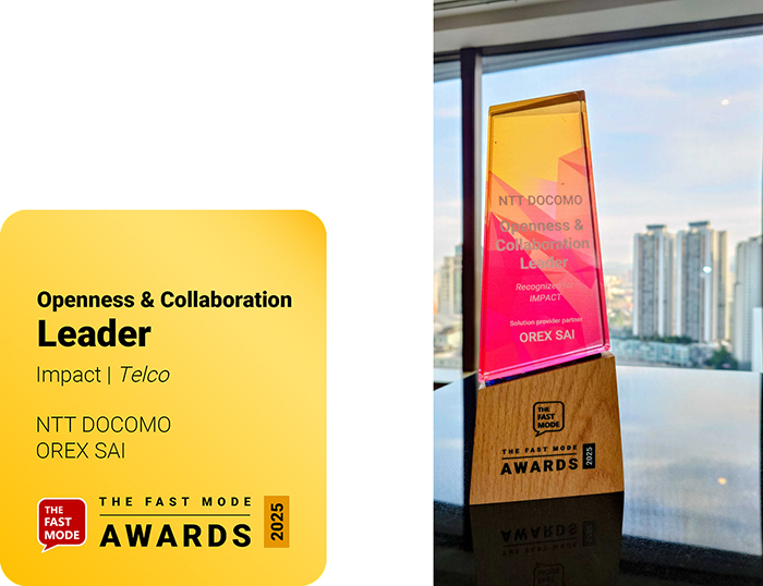 Left:WinnerBadge-NTTDOCOMO Right:trophy