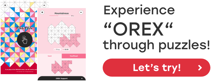 Experience OREX through puzzles! Let's try!
