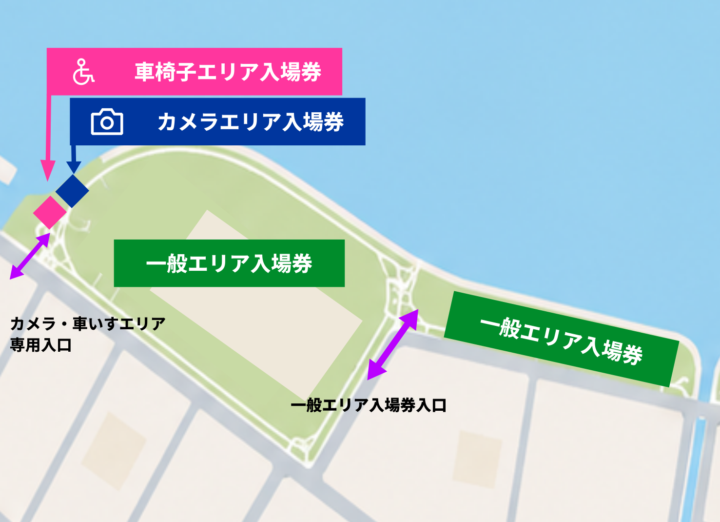 なぎさ公園エリア詳細図