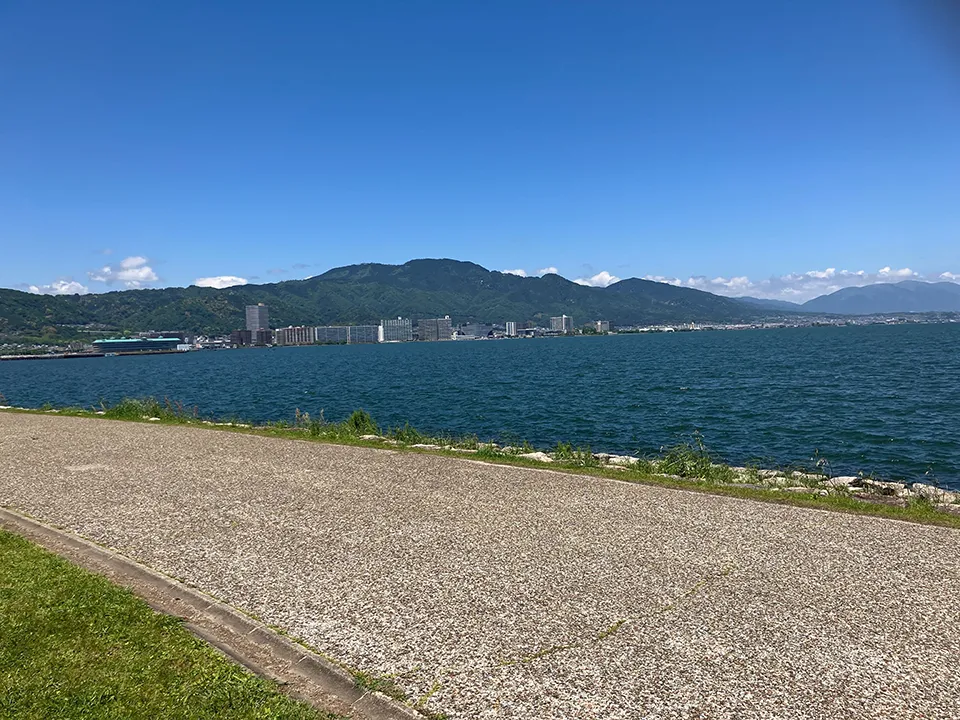 琵琶湖湖畔の観覧イメージ