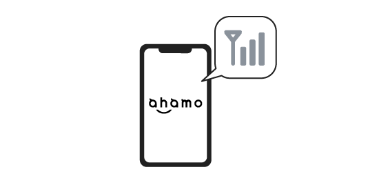 ahamo回線に紐づいている氏名・電話番号でエントリー