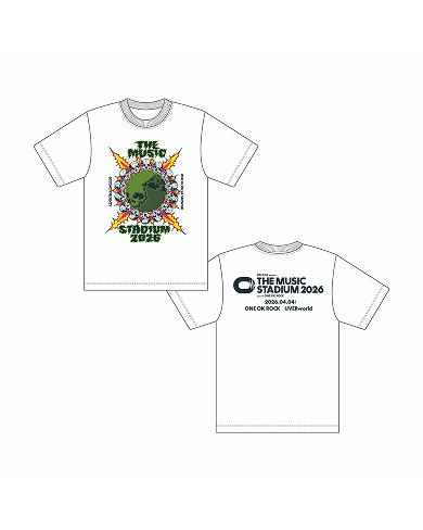 THE MUSIC STADIUM 2026 OFFICIAL Tシャツ Day1